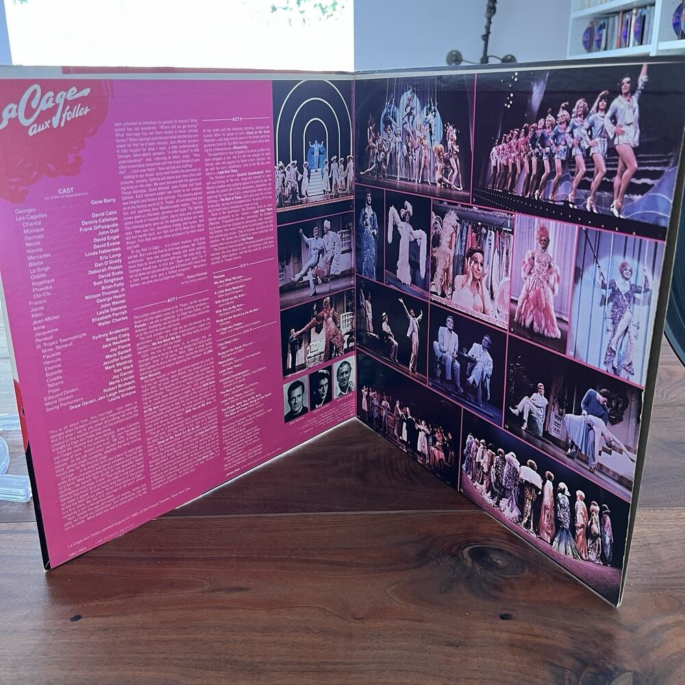 La Cage Aux Folles The Broadway Musical Gatefold LP 1983 RCA Red Seal HBC1-4824 - Picture 3 of 9